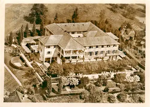 AK / Ansichtskarte Weggis_Vierwaldstaettersee Fliegeraufnahme Ferienheim Coop Weggis_Vierwaldstaettersee