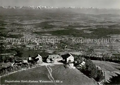 AK / Ansichtskarte Weissenstein_1300m_SO Fliegeraufnahme Hotel Kurhaus  