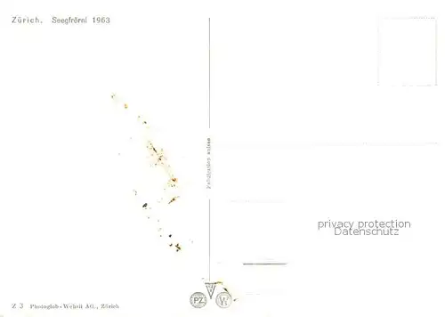 AK / Ansichtskarte Zuerich_ZH Seegfroerni Zuerich_ZH