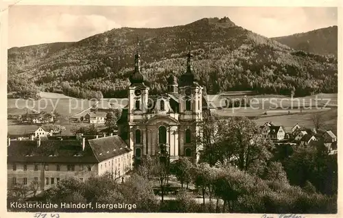 AK / Ansichtskarte  Haindorf_Isergebirge_Hejnice_CZ Klosterkirche 