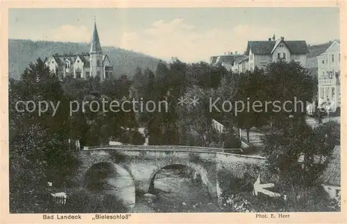 AK / Ansichtskarte  Bad_Landeck_Schlesien_PL Bieleschloss 