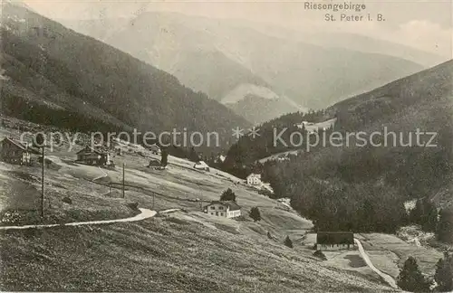 AK / Ansichtskarte  Riesengebirge_Boehmischer_Teil St Peter Panorama 