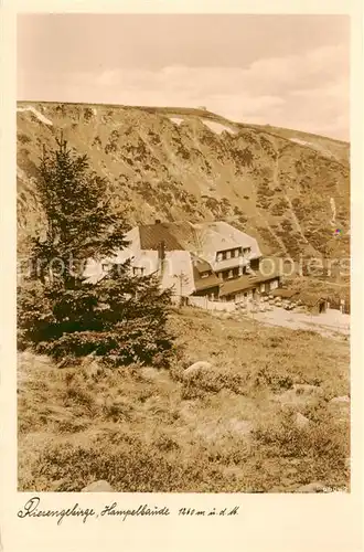 AK / Ansichtskarte  Riesengebirge_Boehmischer_Teil Hampelbaude 