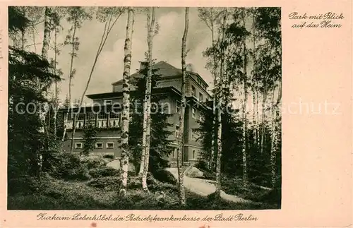 AK / Ansichtskarte  Schreiberhau_Szklarska_Poreba_Riesengebirge_PL Kurheim Sieberhuebel 