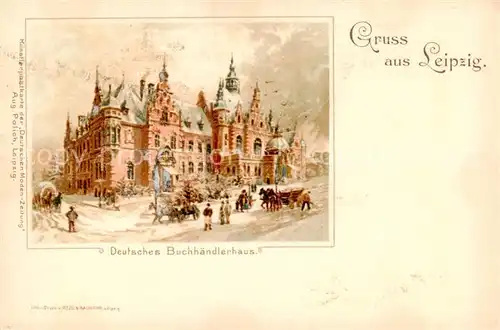 AK / Ansichtskarte  Leipzig Deutsches Buchhaendlerhaus Leipzig