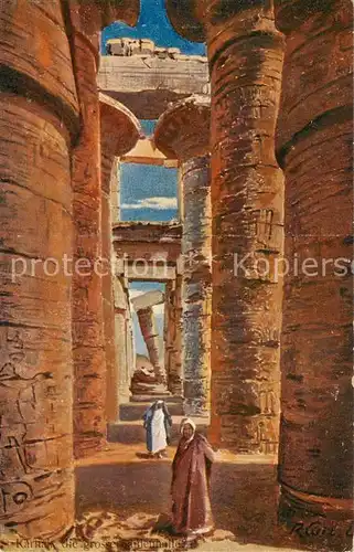 AK / Ansichtskarte  Karnak_Egypt Grosse Saeulenhalle Karnak Egypt