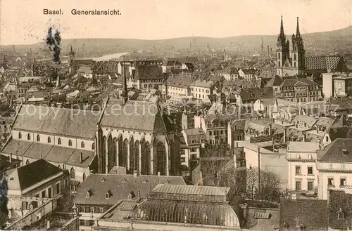 AK / Ansichtskarte Basel_BS Panorama Basel_BS