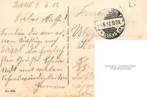 AK / Ansichtskarte Basel_BS Panorama Basel_BS