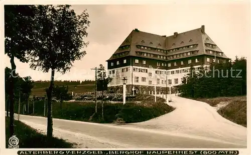 AK / Ansichtskarte  Altenberg__Osterzgebirge Berghof Raupennest 