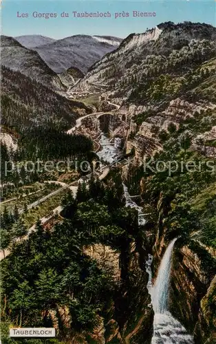 AK / Ansichtskarte Bienne_Biel Les Gorges du Taubenloch 