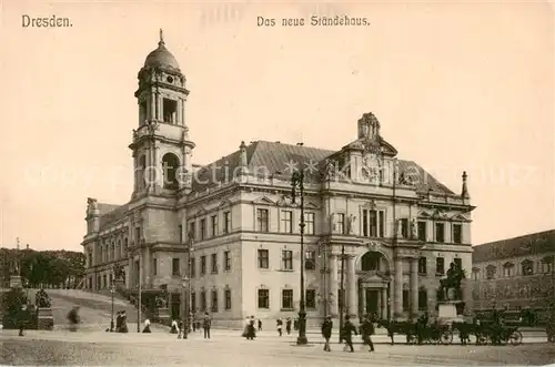 AK / Ansichtskarte  Dresden_Elbe Das neue Staendehaus 