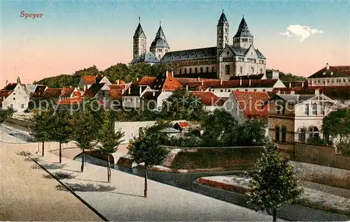 AK / Ansichtskarte  Speyer_Rhein Dom Speyer Rhein