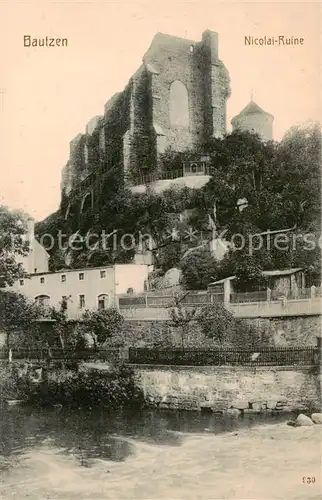 AK / Ansichtskarte  Bautzen Nicolai Ruine Bautzen