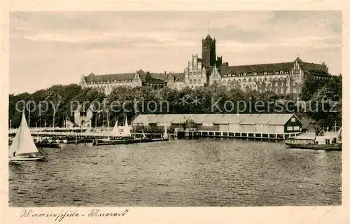 AK / Ansichtskarte  Muerwick_Flensburg Marineschule 