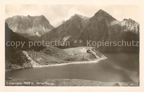 AK / Ansichtskarte  Luenersee_1969m_Vorarlberg_AT Panorama 