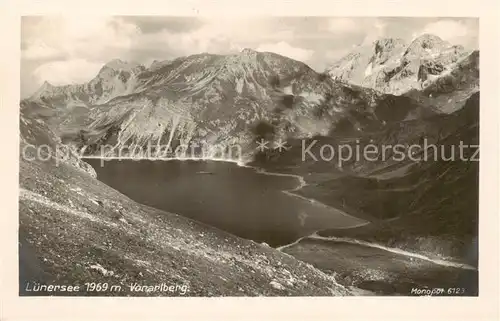 AK / Ansichtskarte  Luenersee_1969m_Vorarlberg_AT Panorama 