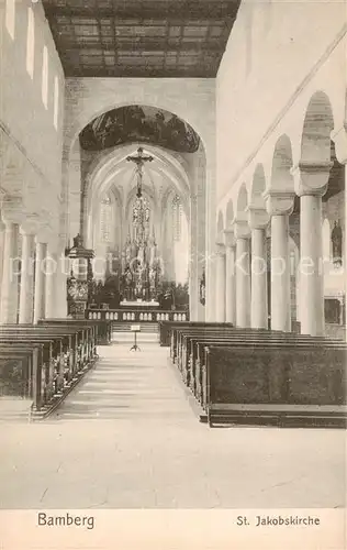 AK / Ansichtskarte  Bamberg St Jakobskirche Bamberg