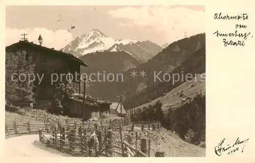 AK / Ansichtskarte  Ahornspitze_2973m_Zillertal_Tirol_AT Panorama 