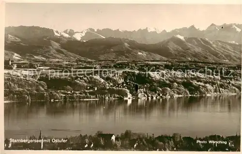 AK / Ansichtskarte 73806970 Starnbergersee Ostufer Panorama Starnbergersee