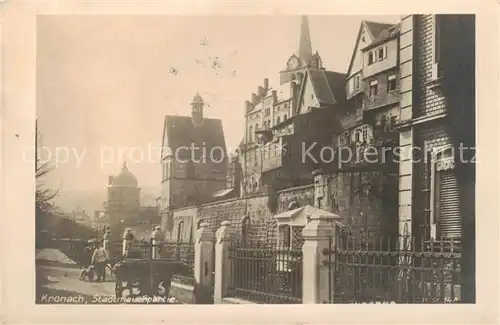 AK / Ansichtskarte  Kronach_Fuerth Stadtmauerpartie Kronach Fuerth