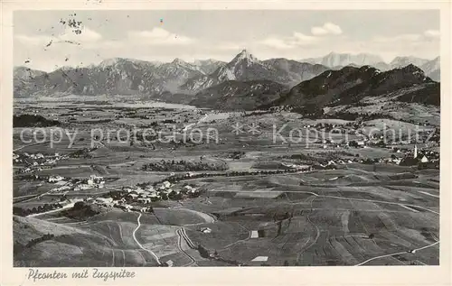 AK / Ansichtskarte  Pfronten Panorama mit Zugspitze Pfronten