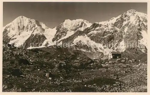 AK / Ansichtskarte  Ortler_Cima_Ortles_3905m_Trentino-Suedtirol_IT Rifugio Serristori 