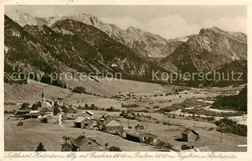 AK / Ansichtskarte  Hinterstein_Bad_Hindelang mit Gaishorn Rubihorn Kugelhorn und Alpelesspitze Hinterstein_Bad_Hindelang