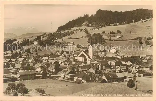 AK / Ansichtskarte  Oberstaufen Panorama Oberstaufen