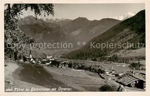 AK / Ansichtskarte  Trins_Innsbruck Gschnitztal mit Olperer Trins Innsbruck