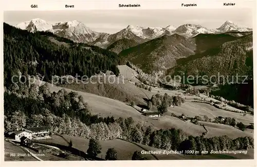 AK / Ansichtskarte 73807040 Ramsau__Berchtesgaden Gasthaus Zipfhaeusl am Sooleleitungsweg 