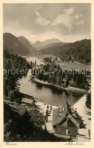 AK / Ansichtskarte  Fuessen_Allgaeu Naturbaeder Panorama Fuessen Allgaeu