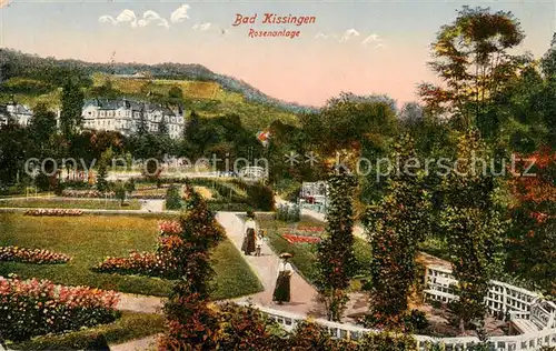 AK / Ansichtskarte 73807050 Bad_Kissingen Rosenanlage Bad_Kissingen