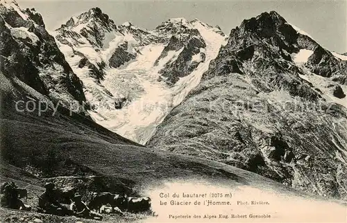 AK / Ansichtskarte Col_du_Lautaret_04 Le Glacier de l Homme 