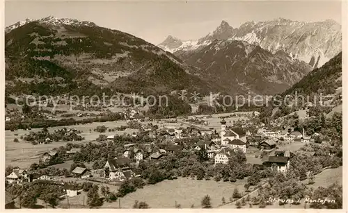 AK / Ansichtskarte 73807061 Schruns_Vorarlberg Panorama Schruns Vorarlberg