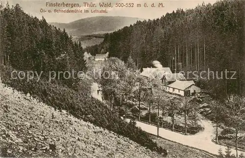 AK / Ansichtskarte  Finsterbergen_Bad oel und Schneidemuehle im Leinatal Finsterbergen_Bad