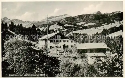 AK / Ansichtskarte  Walserschanz_Kleinwalsertal_AT Gasthaus zur Walserschanz 