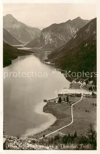 AK / Ansichtskarte  Plansee_Tirol_AT und Heiterwangsee mit Thaneller 