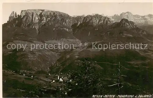 AK / Ansichtskarte  Ritten_Renon Panorama Dolomiten Ritten Renon