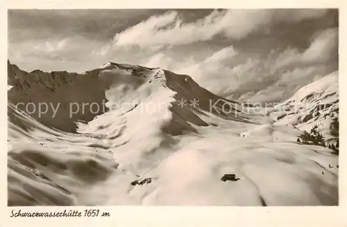 AK / Ansichtskarte  Schwarzwasserhuette_1651m_Vorarlberg_AT am Steinmandl 