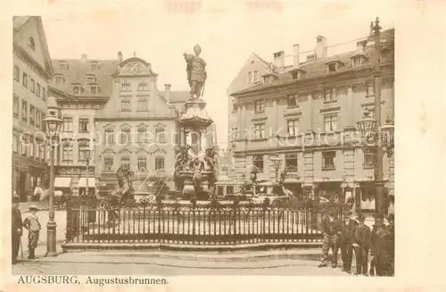 AK / Ansichtskarte  Augsburg Augustusbrunnen Augsburg