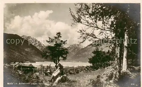 AK / Ansichtskarte  Achensee_Tirol_AT Panorama mit Pertisau 