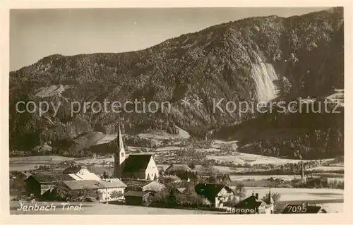 AK / Ansichtskarte  Jenbach_Tirol_AT Panorama mit Kirche 