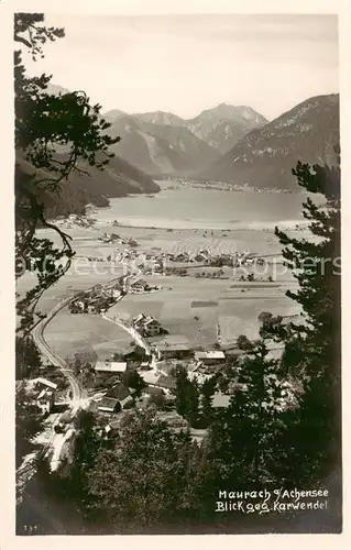 AK / Ansichtskarte 73807126 Maurach_Achensee_TiroL_AT Panorama mit Karwendel 