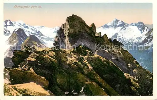 AK / Ansichtskarte 73807130 Ahornspitze_2973m_Zillertal_Tirol_AT Panorama 