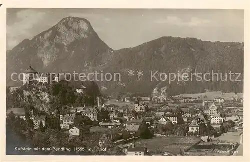 AK / Ansichtskarte  Kufstein_Tirol_AT mit Schloss und Pendling 