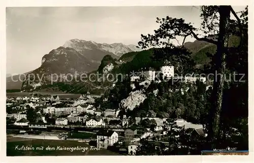 AK / Ansichtskarte  Kufstein_Tirol_AT mit dem Kaisergebirge 