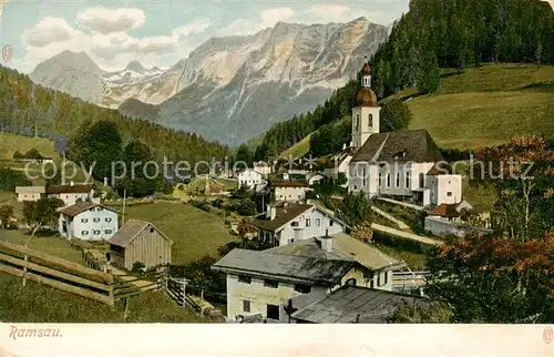 AK / Ansichtskarte  Ramsau__Berchtesgaden Wimbachklamm Panorama 