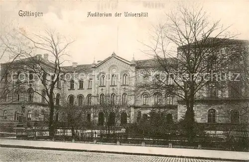 AK / Ansichtskarte 73807161 Goettingen__Niedersachsen Auditorium der Universitaet 