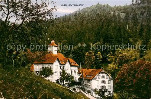 AK / Ansichtskarte 73807184 Bad_Antogast_Oppenau Kur Hotel 