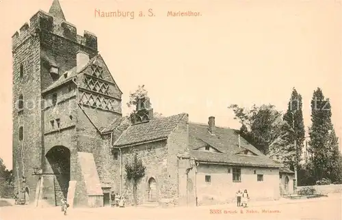 AK / Ansichtskarte  Naumburg__Saale Marienthor 